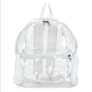 eastpak transparent backpack
